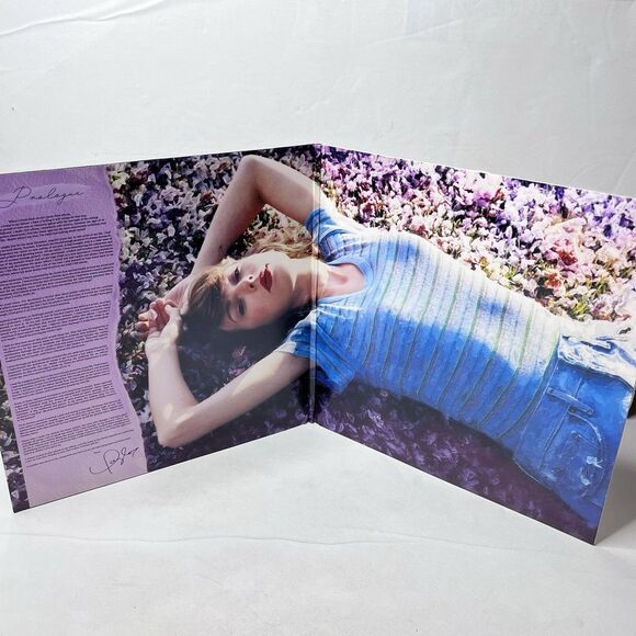 Lot of 2 Taylor Swift Purple And Blue Vinyl Records 1989 And Speak Now - Picture 4 of 13
